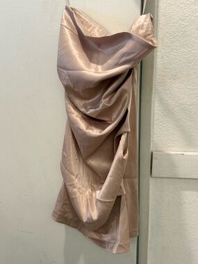New NWT Sky To Moon Satin Cowl Neck Slip Dress large